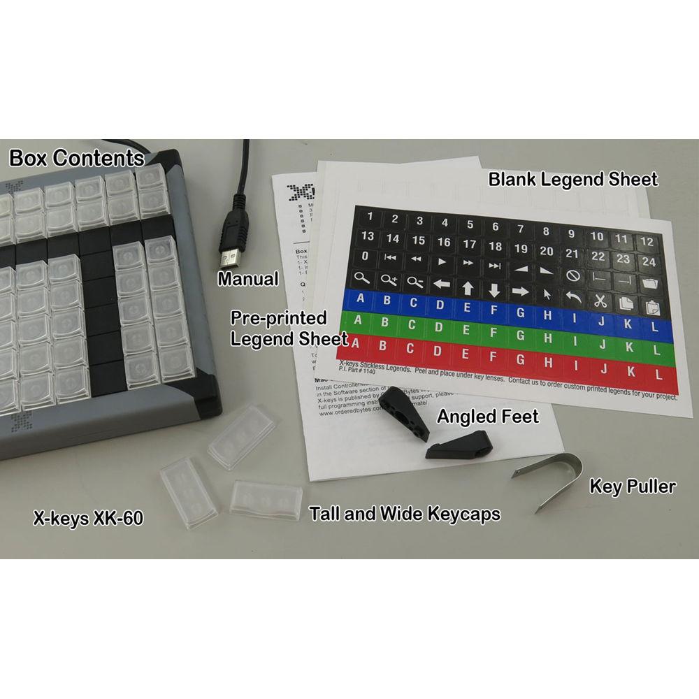 X-keys 16 Dedicated Keys Optimized For Controlling A Kvm. These Keys Can Send Any Key Combination, Macro, O