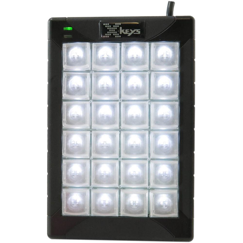 X-keys 24 Dedicated Keys With White Backlighting In A Compact Footprint. A Versatile Control Solution For A
