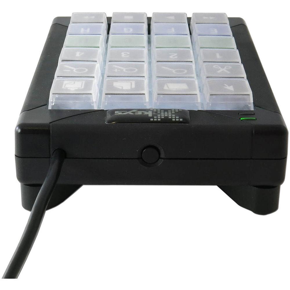 X-keys 24 Dedicated Keys With White Backlighting In A Compact Footprint. A Versatile Control Solution For A