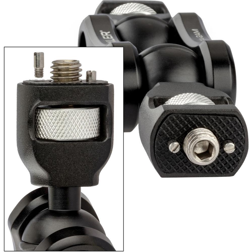 Axler 5.5" Mega Ball Clamp Arm with 1 4"-20 and 3 8"-16 ARRI Accessory Mount