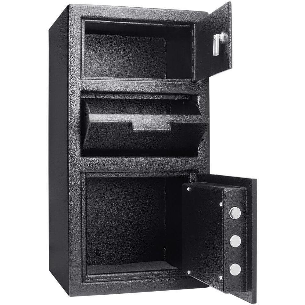 Barska 0.7 0.8 Cubic Foot Two-Compartment Depository Safe