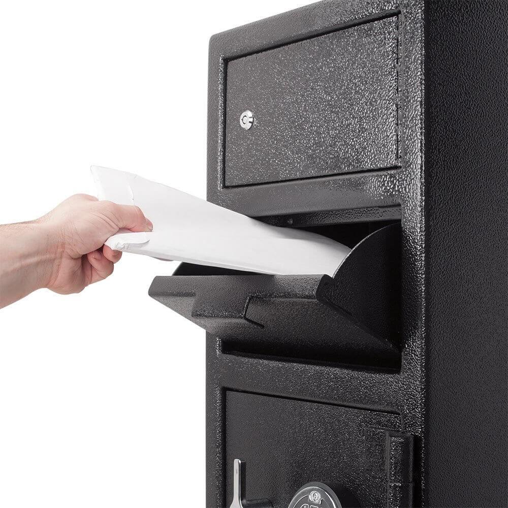 Barska 0.7 0.8 Cubic Foot Two-Compartment Depository Safe