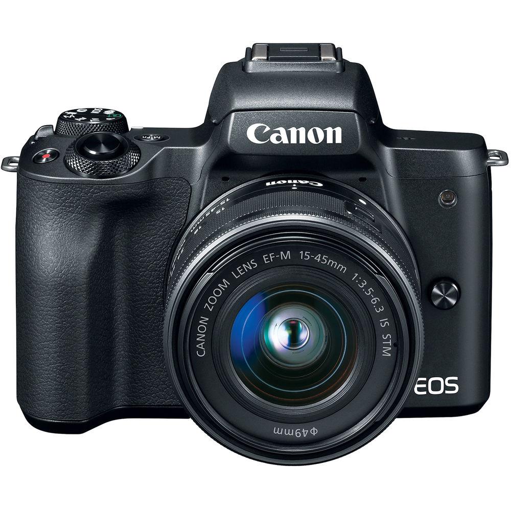 Canon EOS M50 Mirrorless Digital Camera with 15-45mm Lens Video Creator Kit