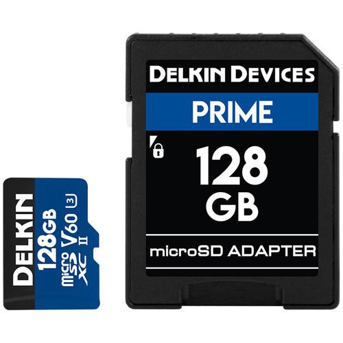 Delkin Devices 128GB Prime UHS-II microSDXC Memory Card