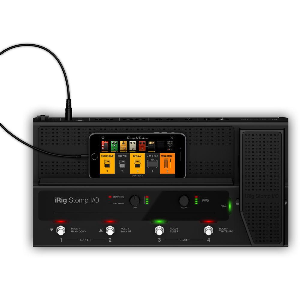 IK Multimedia iRig Stomp I O USB Pedalboard Controller