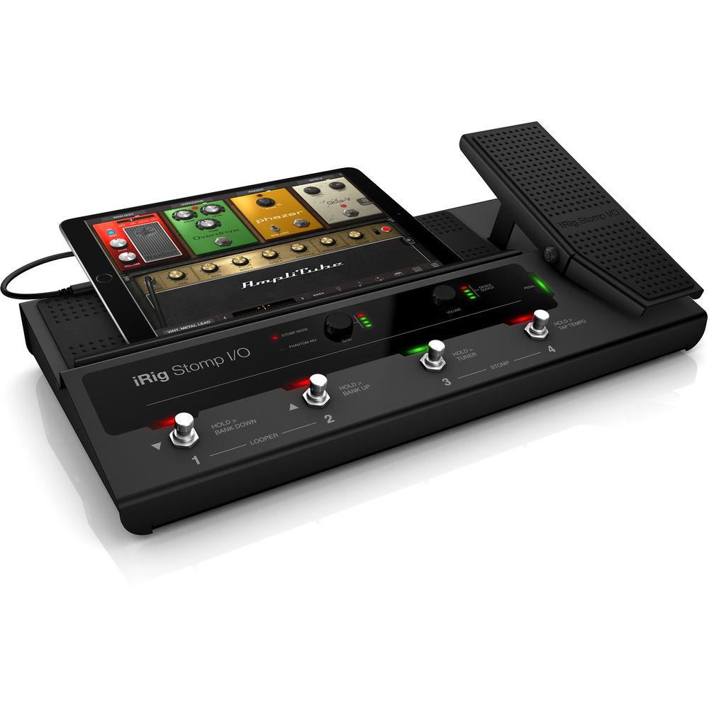 IK Multimedia iRig Stomp I O USB Pedalboard Controller
