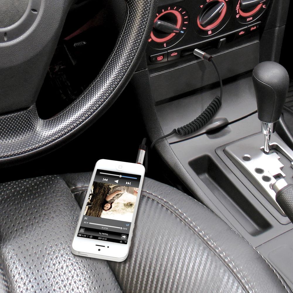 iLuv Premium Coiled Aux-In Audio Cable