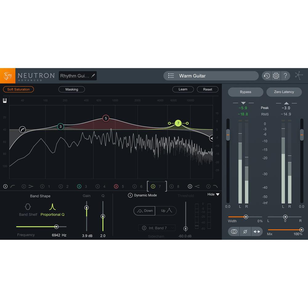 iZotope Neutron 2 Advanced - Mixing Software with Track Assistant