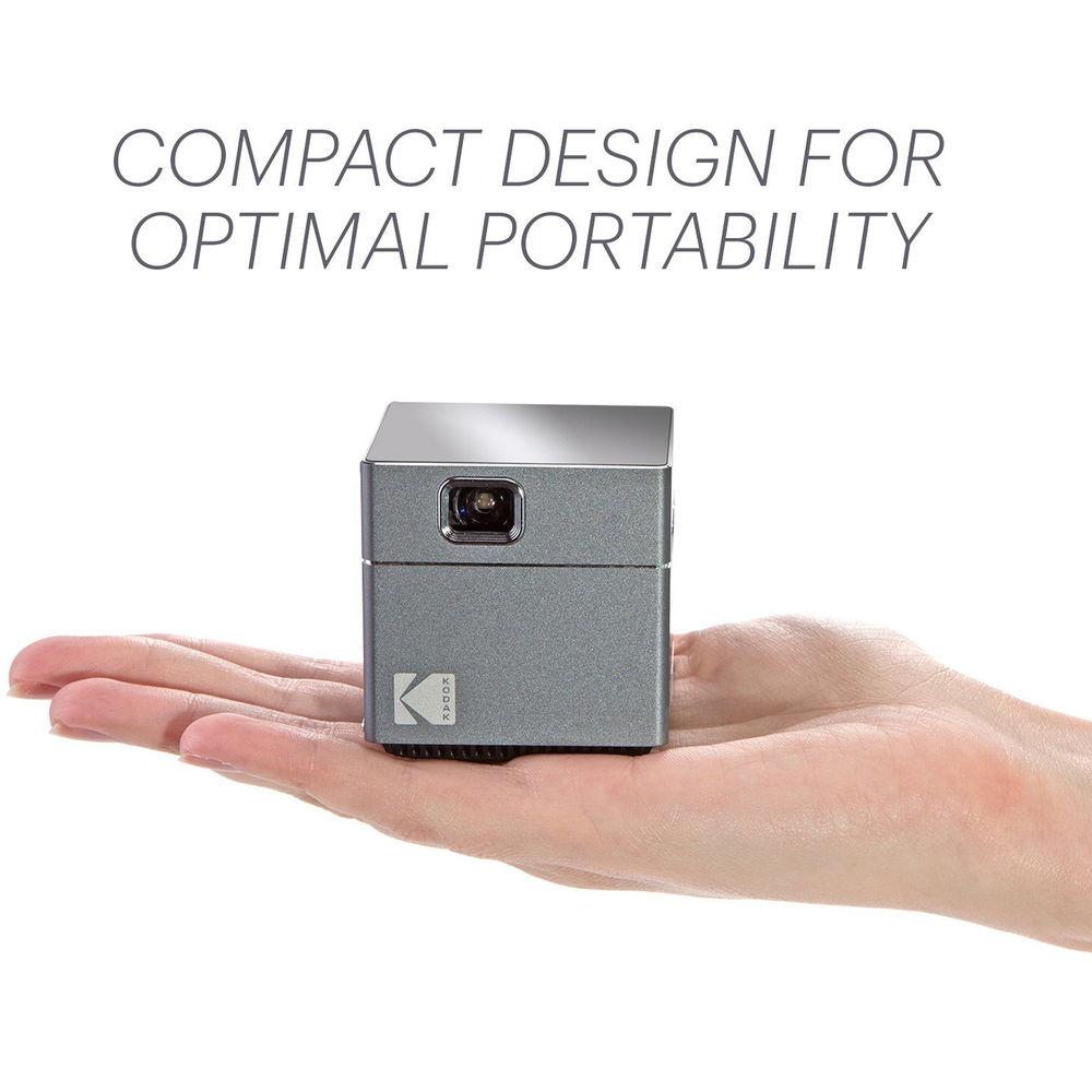 Kodak RODPJC100W 100-Lumen WVGA DLP Pocket Pico Projector with Wi-Fi