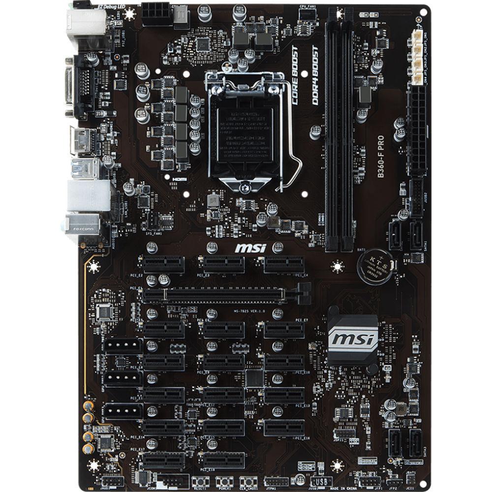 MSI B360-F Pro LGA1151 ATX Motherboard