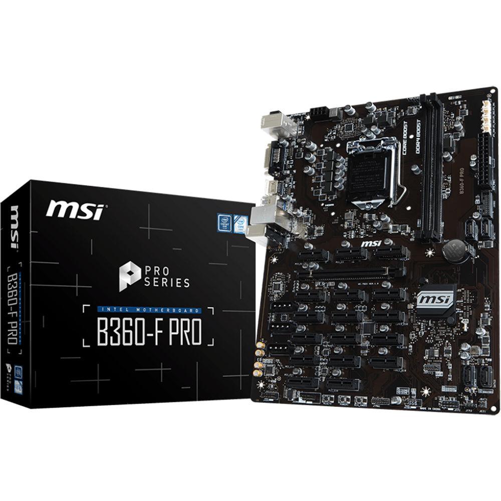 MSI B360-F Pro LGA1151 ATX Motherboard
