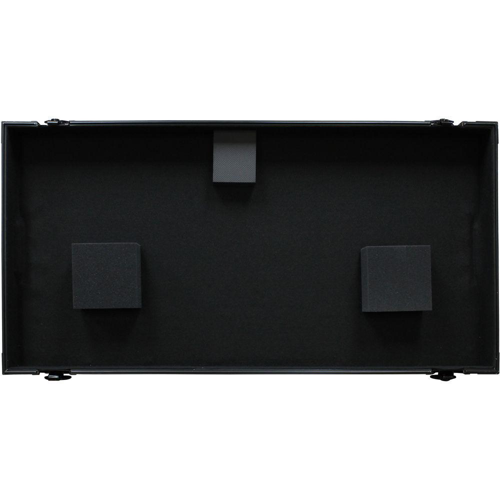 Odyssey Innovative Designs Black Label - Universal Turntable DJ Coffin with Wheels & Glide Shelf