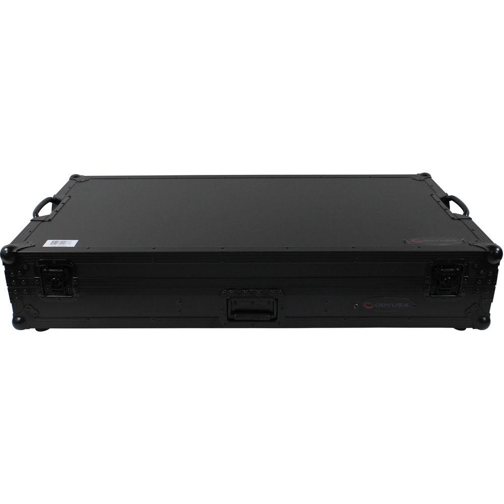 Odyssey Innovative Designs Black Label - Universal Turntable DJ Coffin with Wheels & Glide Shelf