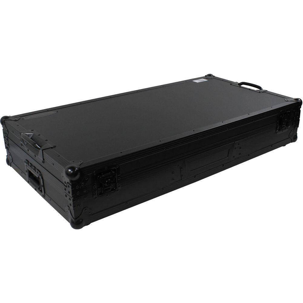 Odyssey Innovative Designs Black Label - Universal Turntable DJ Coffin with Wheels & Glide Shelf