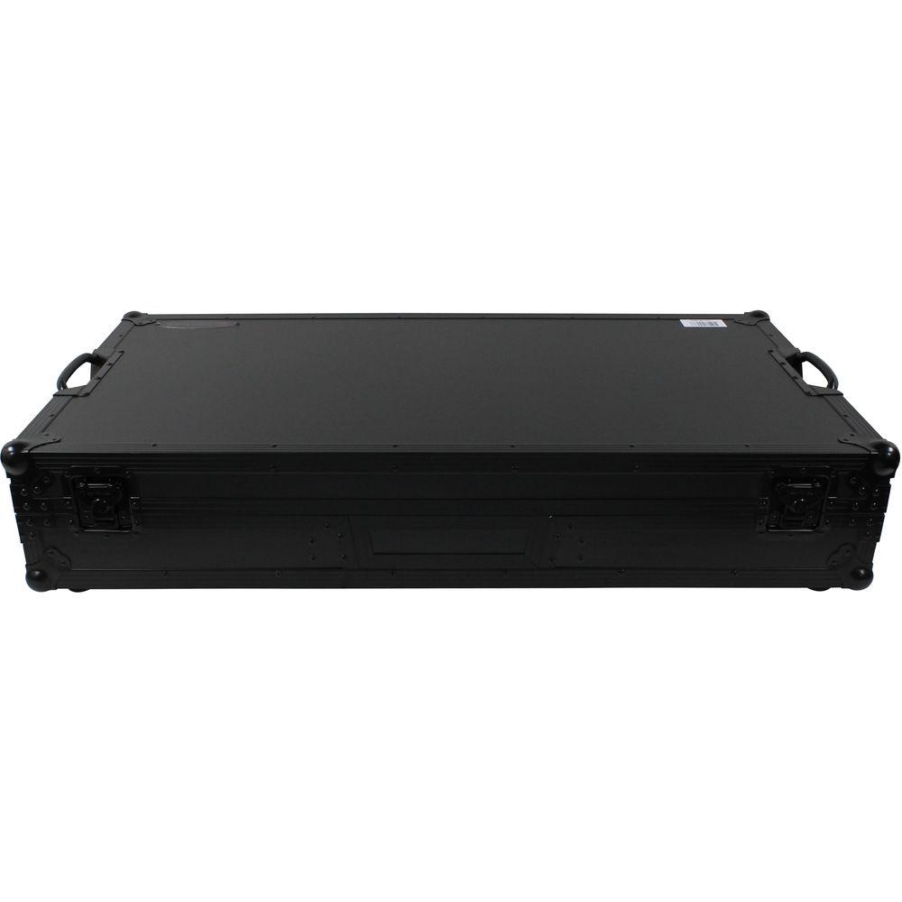 Odyssey Innovative Designs Black Label - Universal Turntable DJ Coffin with Wheels & Glide Shelf