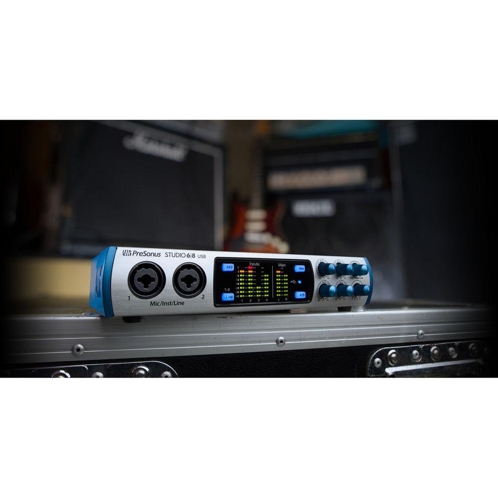 PreSonus Studio 68 - 6x6 192 kHz, USB 2.0 Audio MIDI Interface