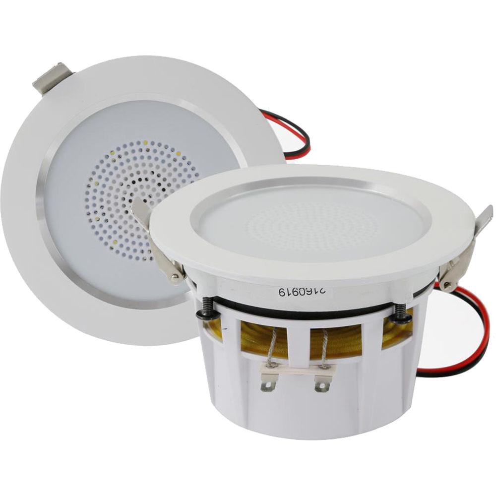 Pyle Pro PDIC35 3.5" Ceiling Wall 140W 2-Way Aluminum Frame Speakers