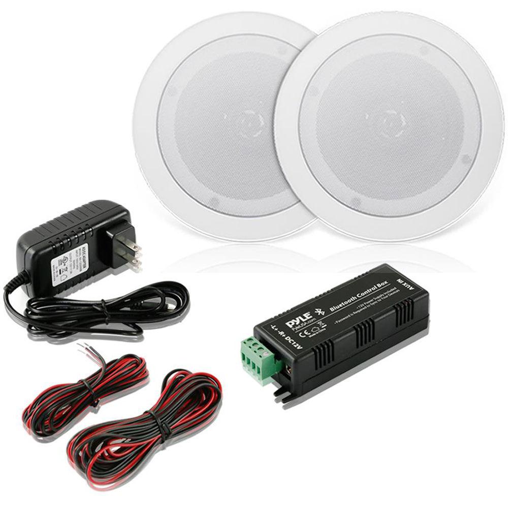 Pyle Pro PDICBT552RD Dual 5.25" Bluetooth Ceiling Wall Speakers