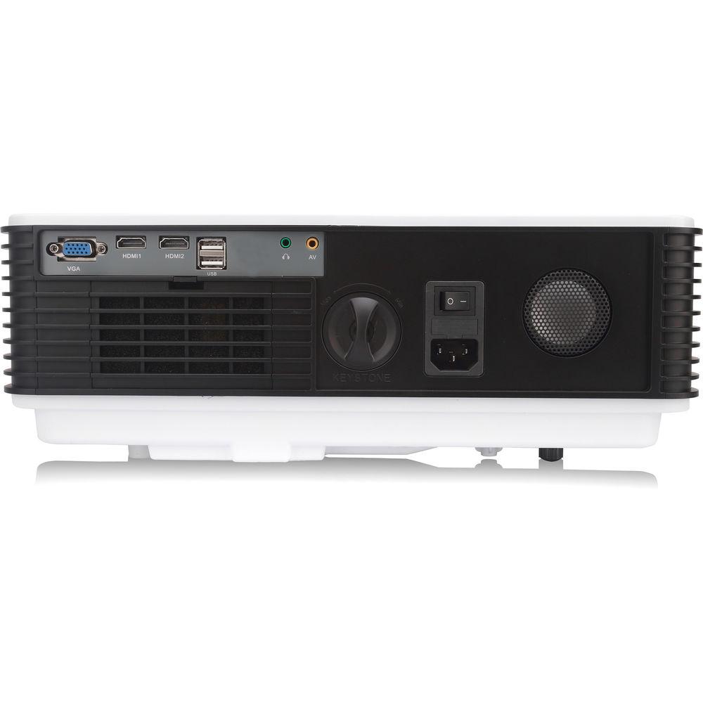 Pyle Pro PRJAND818 WXGA LCD Home Theater Projector with Wi-Fi