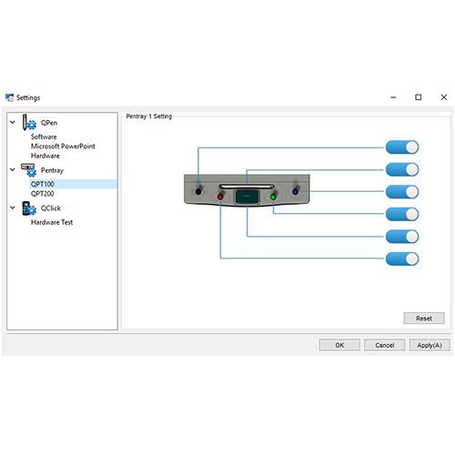 QOMO F1 Series 98" IR Interactive Whiteboard