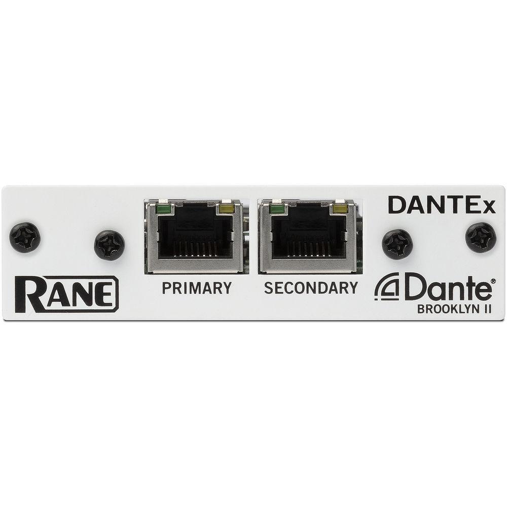 Rane Commercial Dante Interface Card for Terminal 1010X Processor, Rane, Commercial, Dante, Interface, Card, Terminal, 1010X, Processor