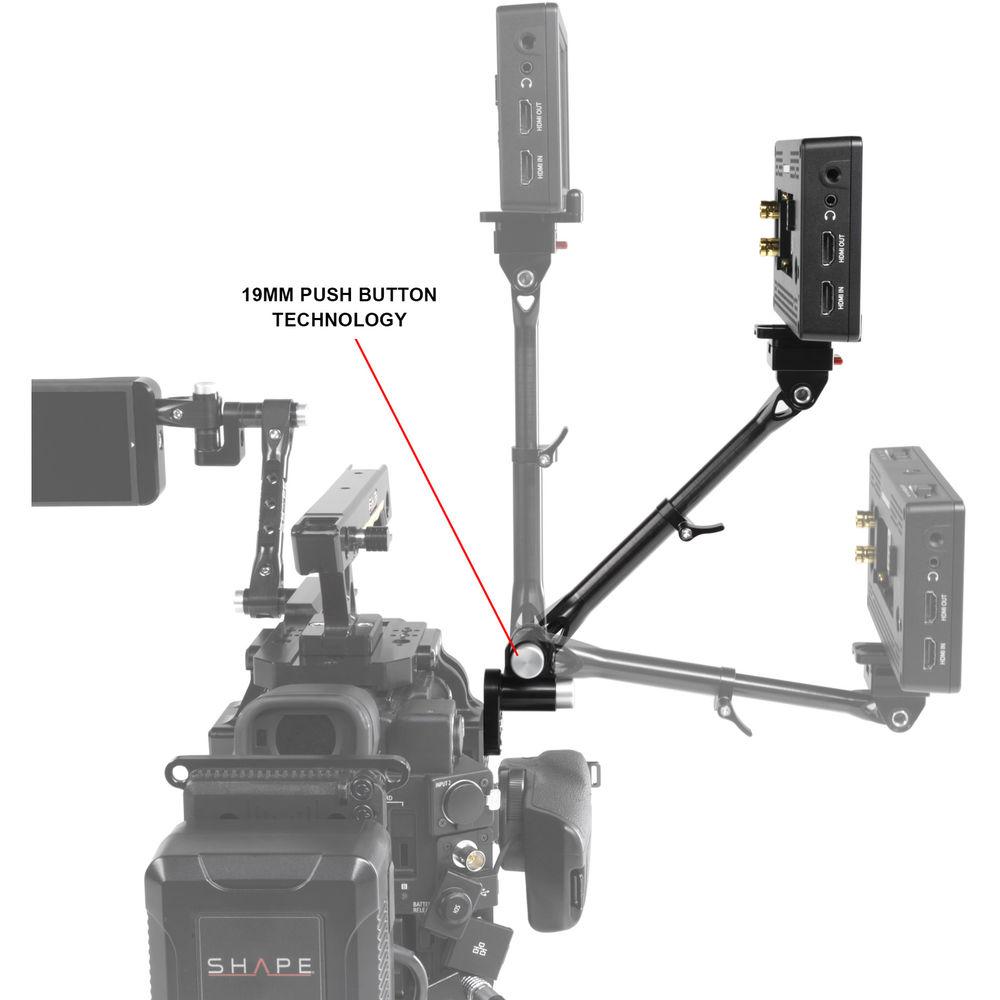 SHAPE Telescopic Push-Button Magic Arm with Mini Quick Release