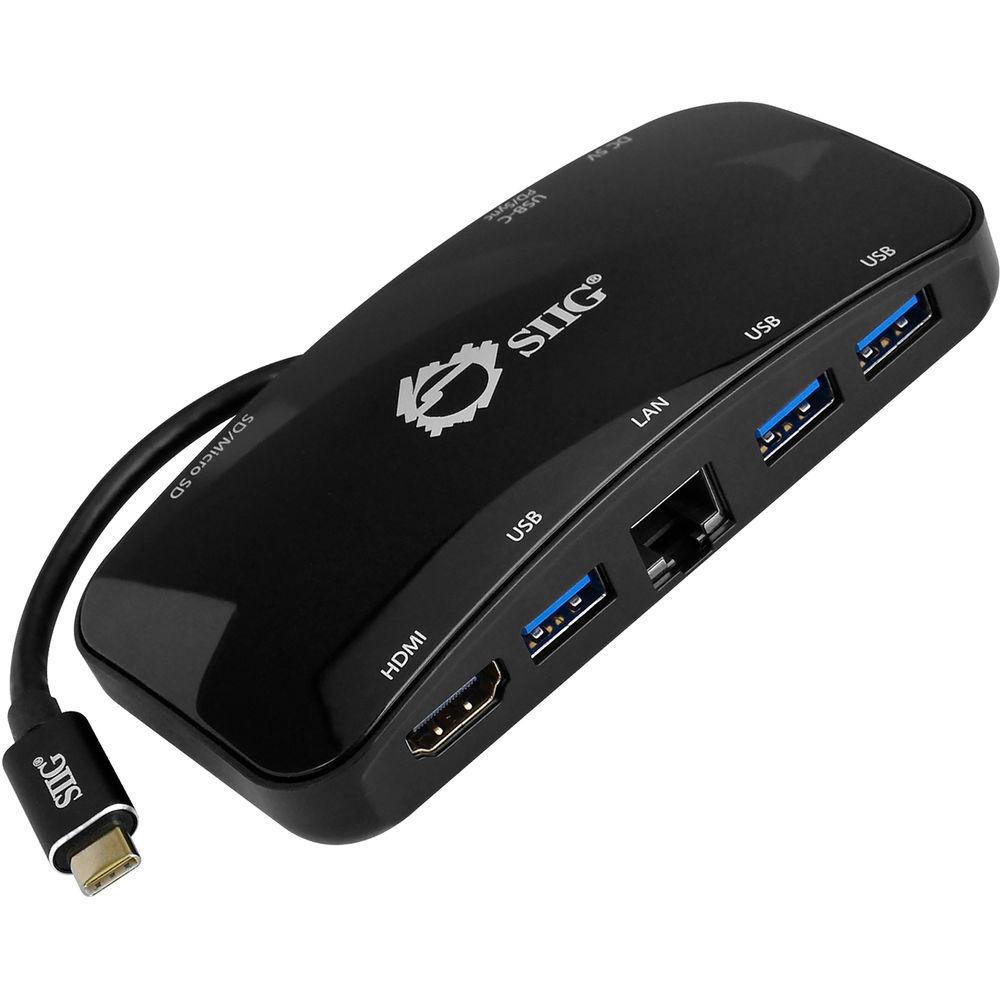 SIIG USB Type-C Multi-Function 4K HDMI Video Mini Dock with PD Charging