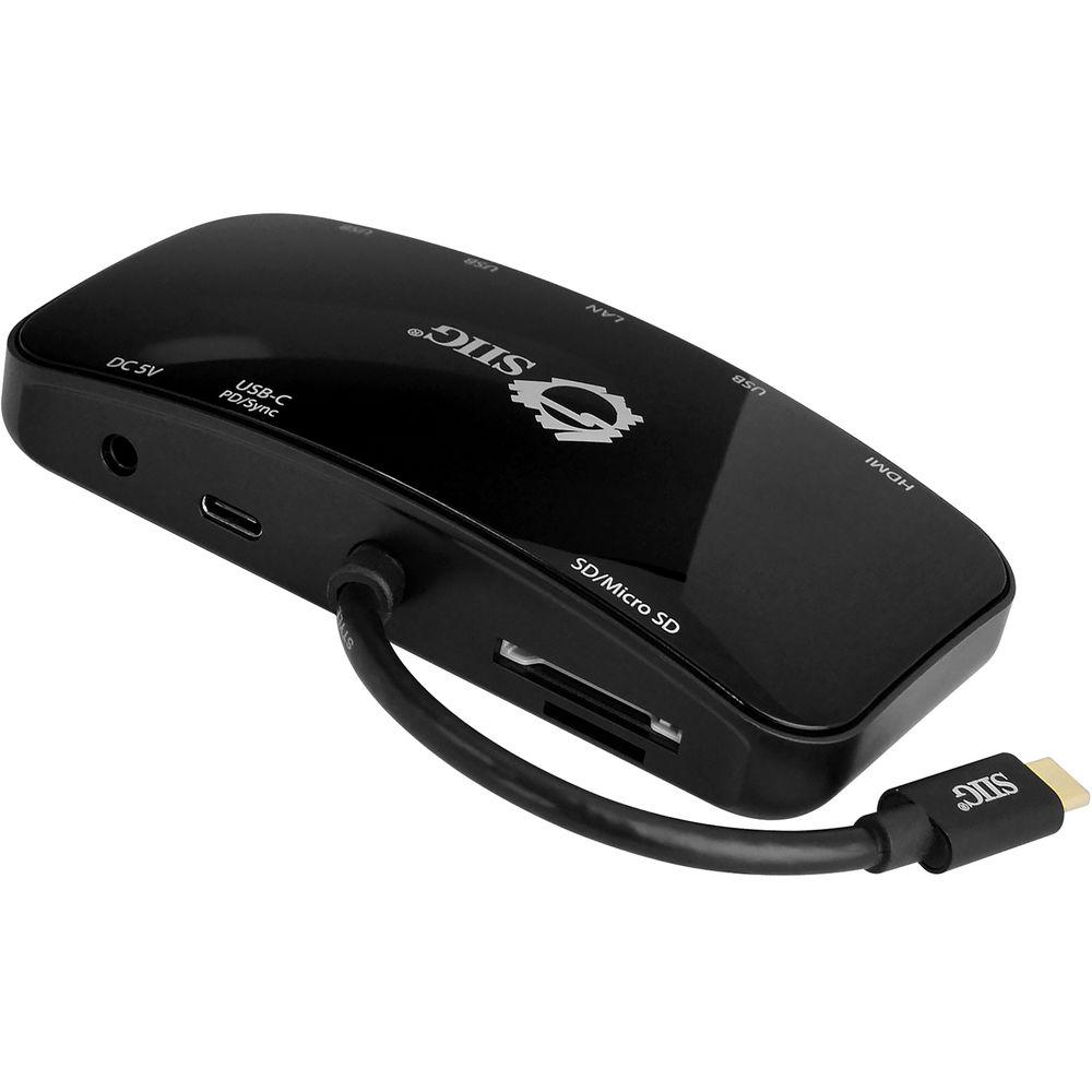 SIIG USB Type-C Multi-Function 4K HDMI Video Mini Dock with PD Charging