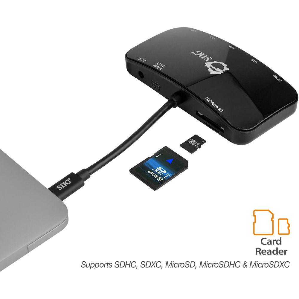 SIIG USB Type-C Multi-Function 4K HDMI Video Mini Dock with PD Charging