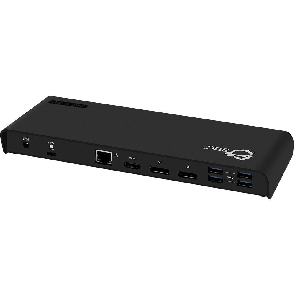 SIIG USB Type-C Triple 4K Display Docking Station with PD Charging