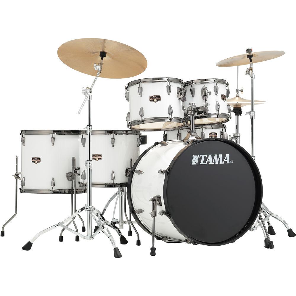 TAMA IP62NBCSGW Imperialstar 6-Piece Drum Set with Cymbals