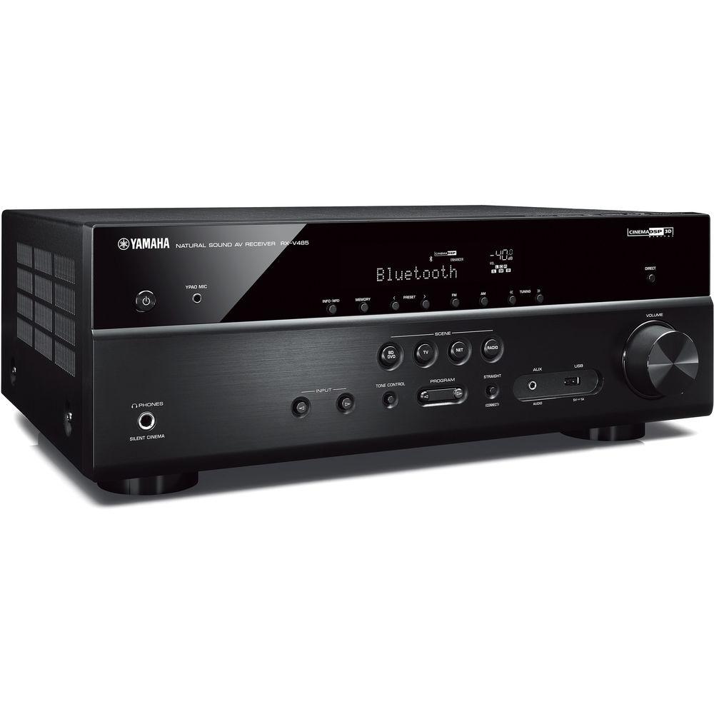 Yamaha RX-V485 5.1-Channel MusicCast A V Receiver