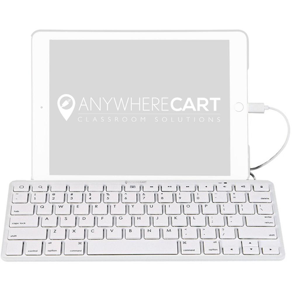 Anywhere Cart MFI Certified Lightning Keyboard f iPAD 4 iPAD Air iPAD Mini