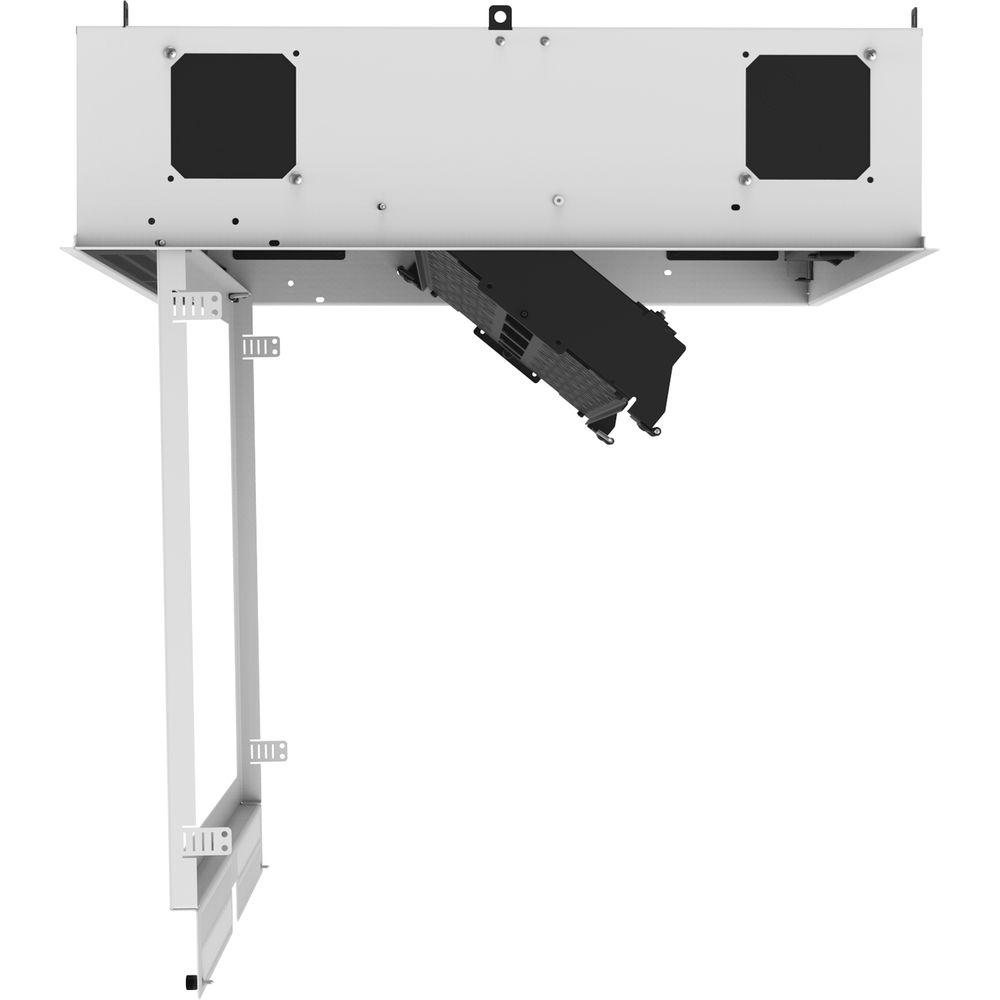 Atlas Sound 2x2 Ceil-Mount 2RU,STD-Width, Ambitilt Shelf Integrated Current Sensing PWR Pack NO PRJCTR PoleMount