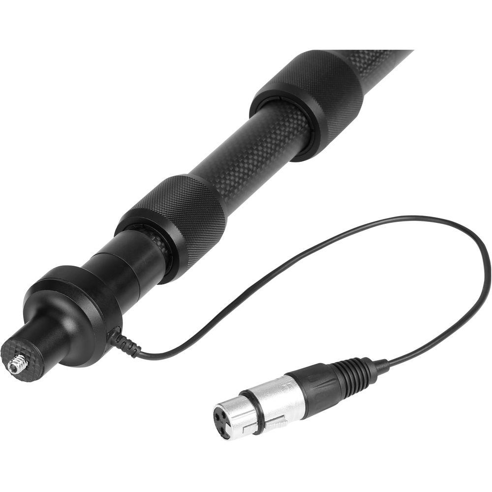 BOYA BY-PB25 Universal Carbon Fiber Boompole with Internal XLR Cable