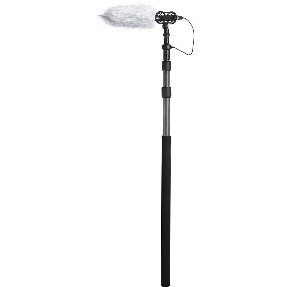 BOYA BY-PB25 Universal Carbon Fiber Boompole with Internal XLR Cable
