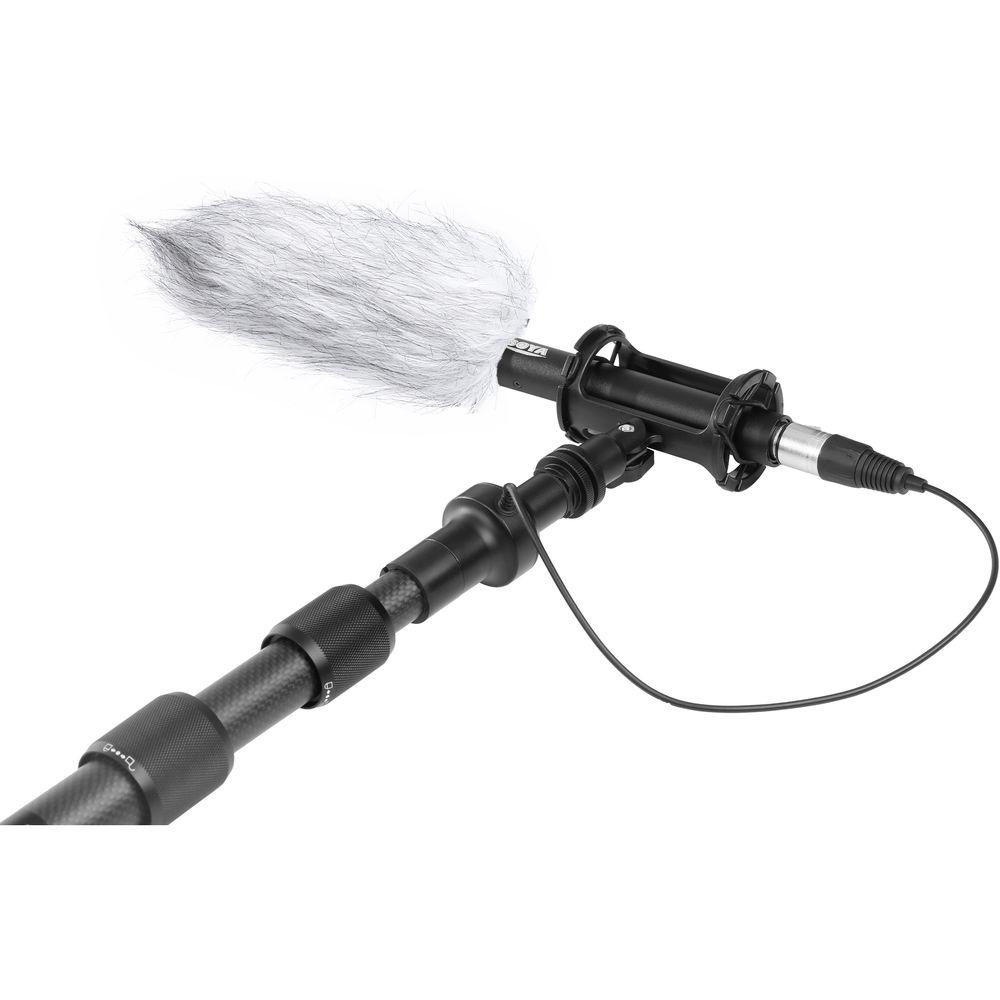 BOYA BY-PB25 Universal Carbon Fiber Boompole with Internal XLR Cable