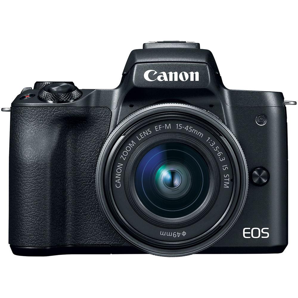 Canon EOS M50 Mirrorless Digital Camera with 15-45mm and 55-200mm Lenses