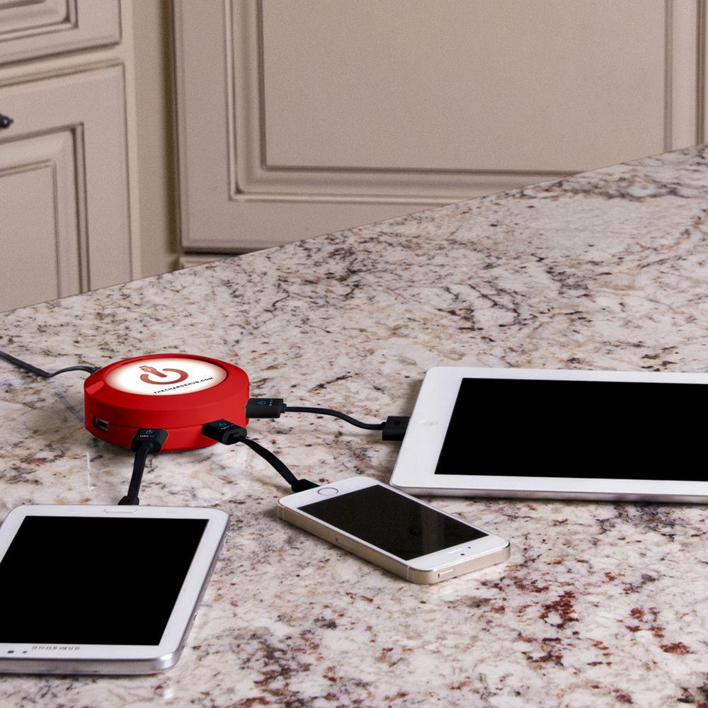 ChargeHub X7 7-Port Round USB Charging Station