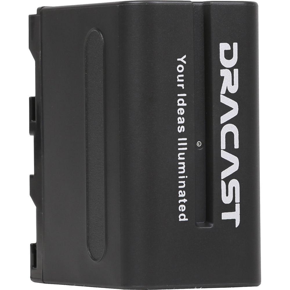 Dracast 2 x NP-F 6600mAh Batteries with Chargers and V-Mount to NPF Converter Kit