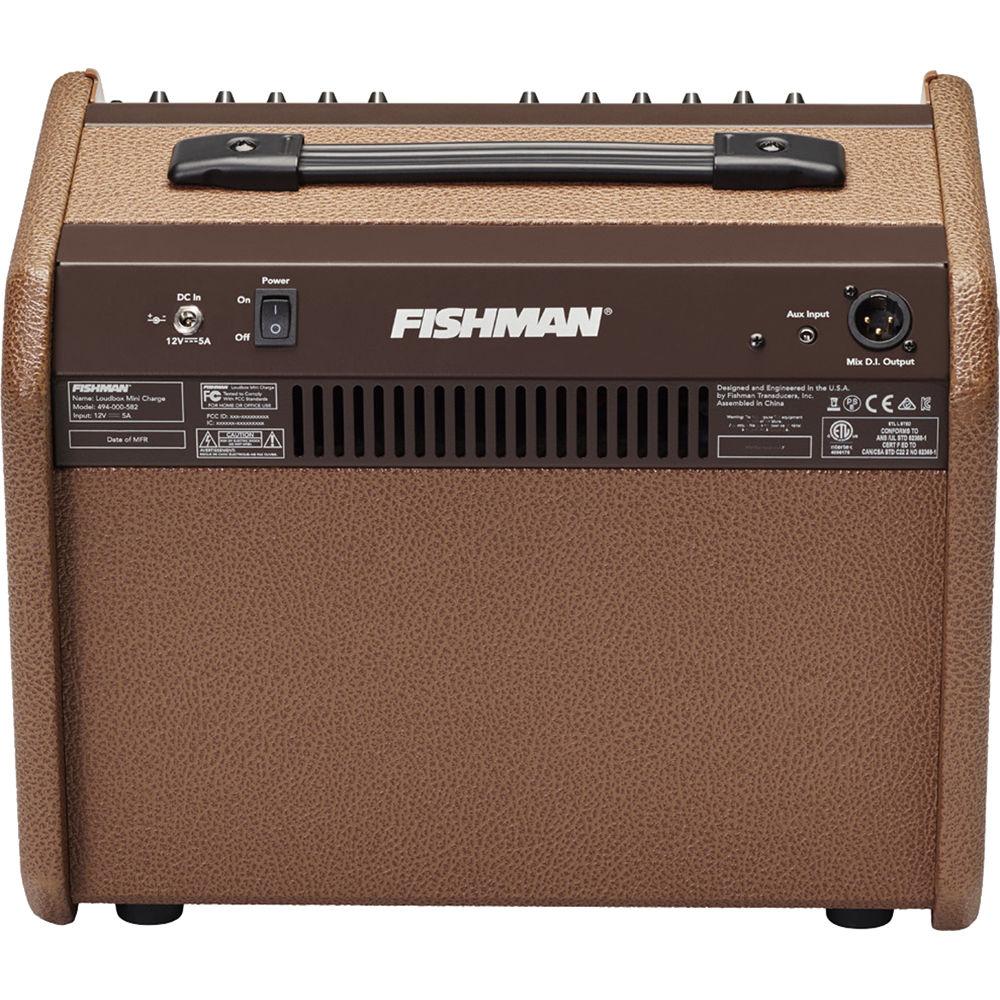 Fishman Loudbox Mini Charge 60-Watt 1-6.5" Speaker Battery-Powered Acoustic Instrument Amplifier