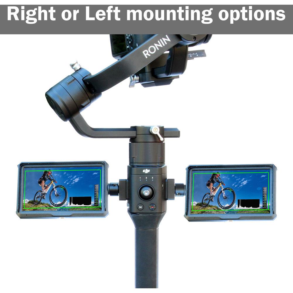 GyroVu Lightweight 5" On-Camera HDMI Monitor with 360° Swivel Mount for DJI Ronin-S