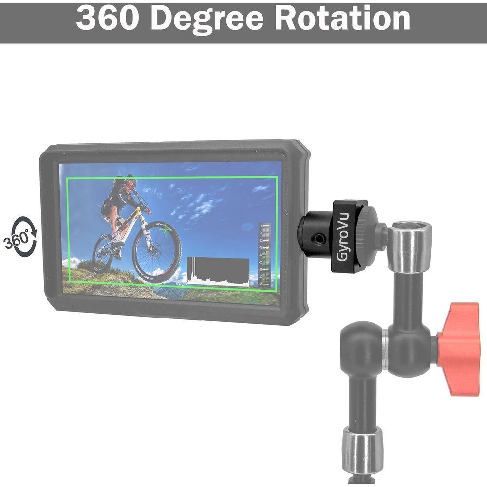 GyroVu Lightweight 5" On-Camera HDMI Monitor with 360° Swivel Mount for DJI Ronin-S