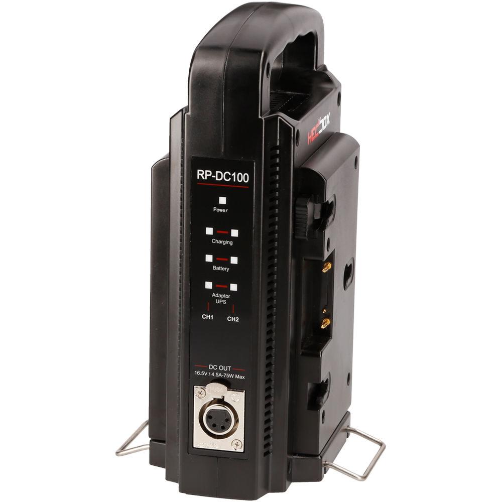 Hedbox RP-DC100A Gold Mount Dual Battery Charger