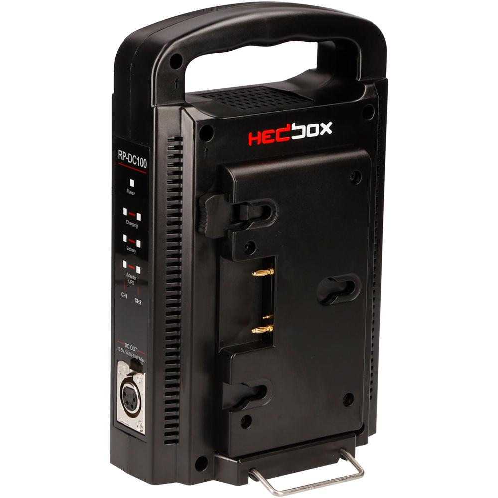 Hedbox RP-DC100A Gold Mount Dual Battery Charger, Hedbox, RP-DC100A, Gold, Mount, Dual, Battery, Charger