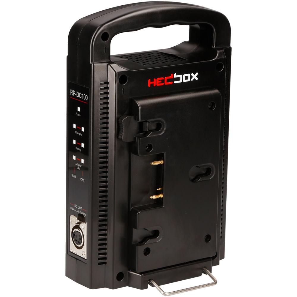 Hedbox RP-DC100A Gold Mount Dual Battery Charger