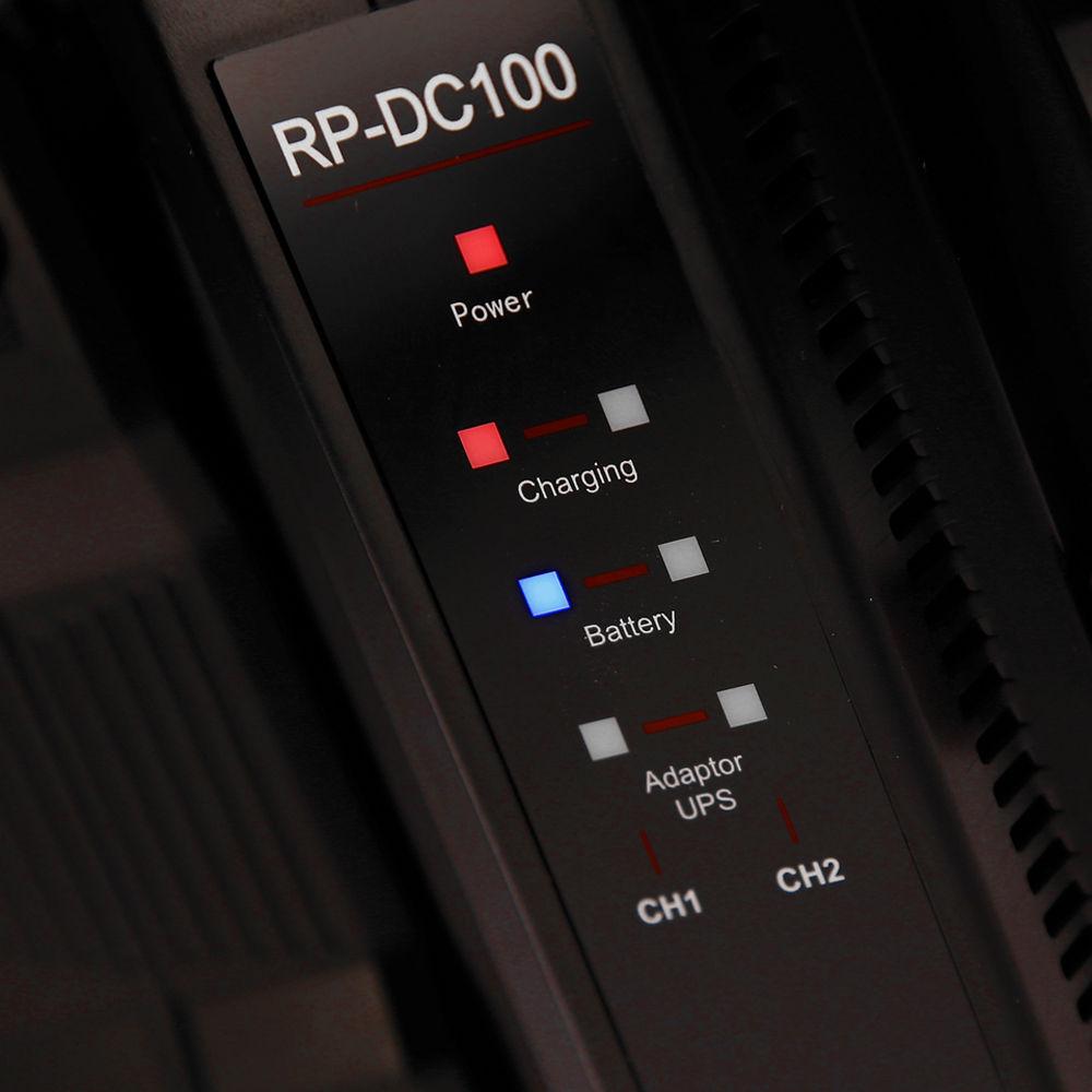 Hedbox RP-DC100A Gold Mount Dual Battery Charger