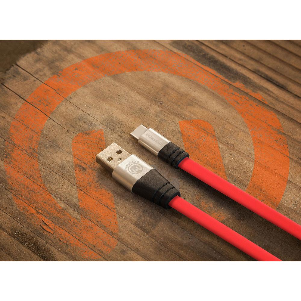 HyperGear Flexi USB 2.0 Type-A to USB Type-C Charge & Sync Flat USB Cable, HyperGear, Flexi, USB, 2.0, Type-A, to, USB, Type-C, Charge, &, Sync, Flat, USB, Cable