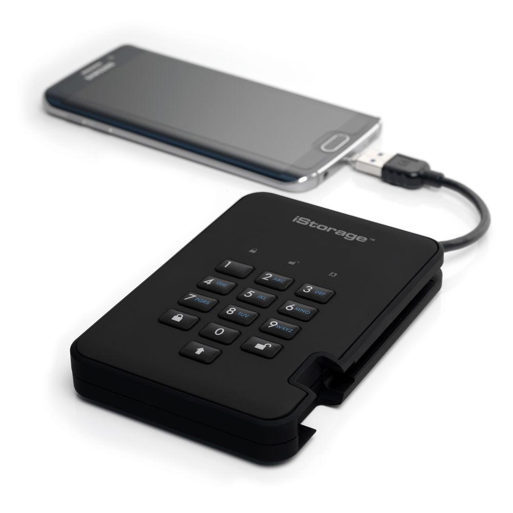 Istorage 4TB diskAshur2 USB 3.1 Encrypted Portable SSD