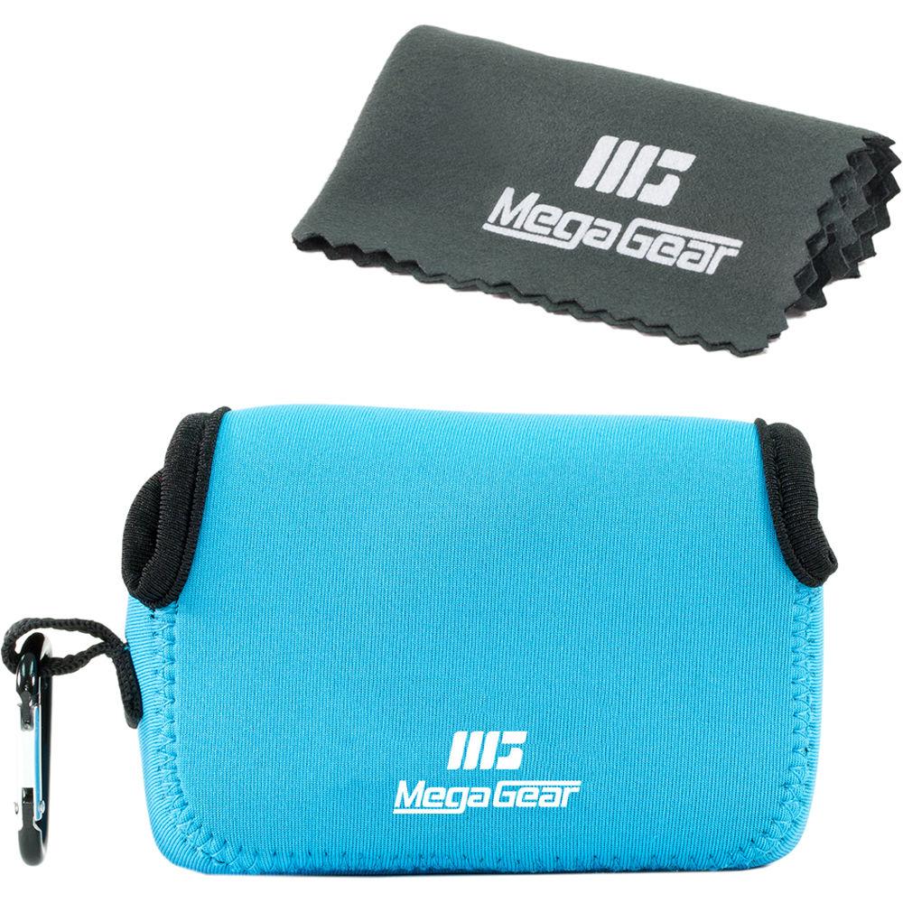 MegaGear Ultra-Light Neoprene Camera Case with Carabiner for Panasonic LUMIX DMC-LX10K